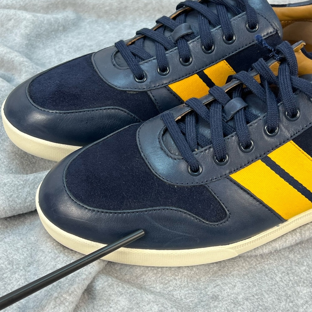 Polo Ralph Lauren Men’s Camilo II Blue Suede Leather Trainers Sneakers Preppy 11 - Picture 16 of 16